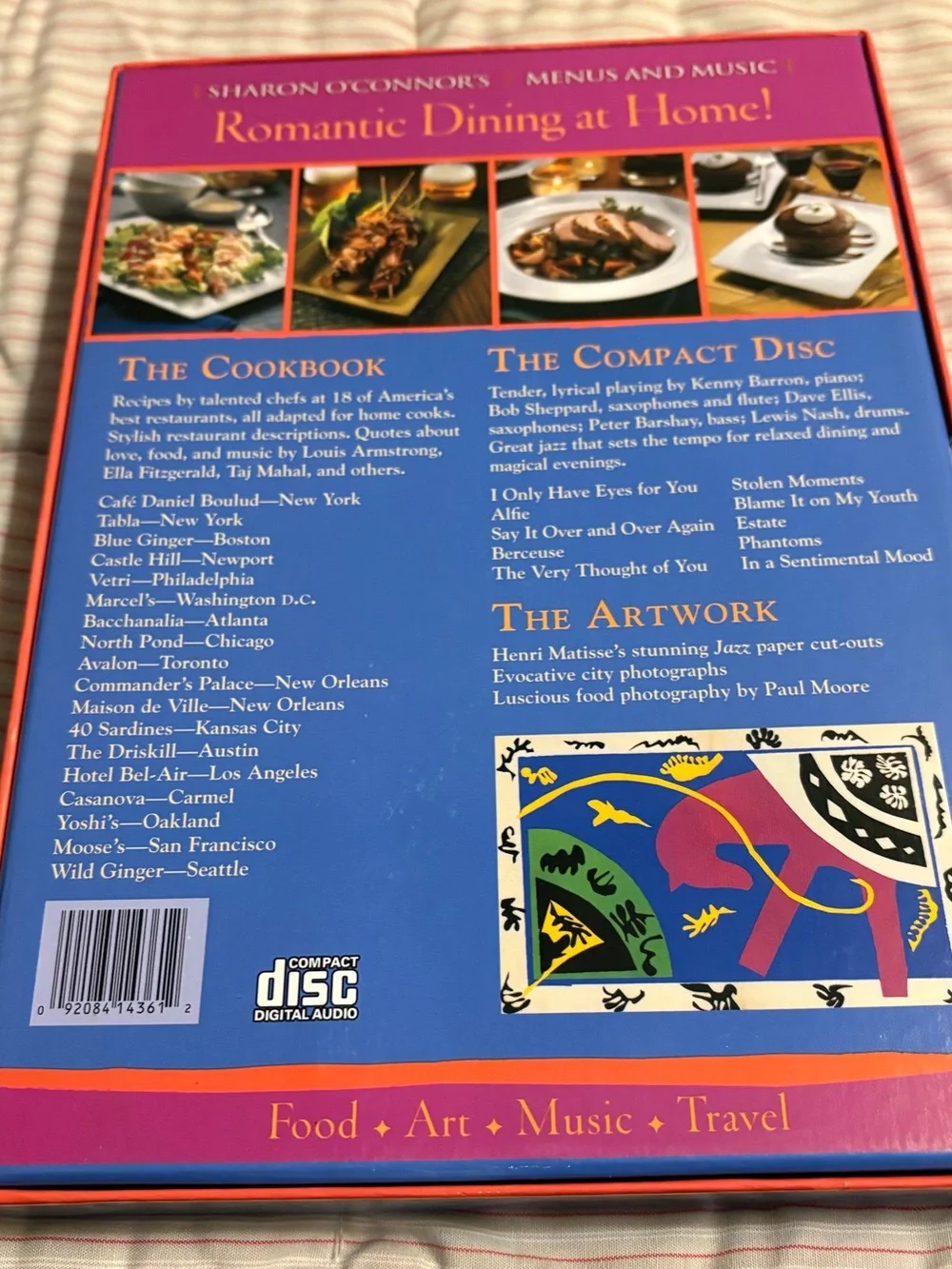 A Table for Two Cookbook - Blue Cover